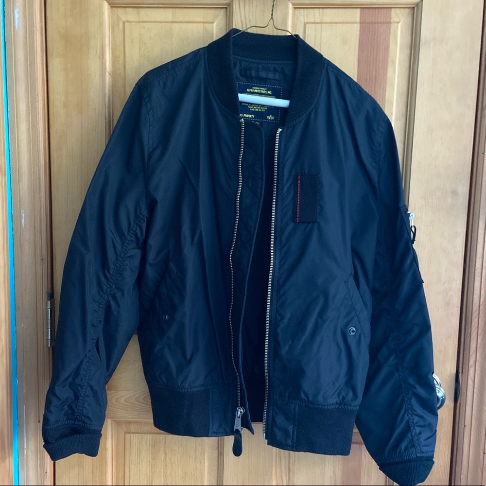 Alpha industries MA-1 bomber jacket heritage black